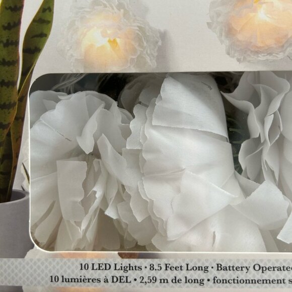 2 Packs of White Floral String Lights NIB - Picture 7 of 9